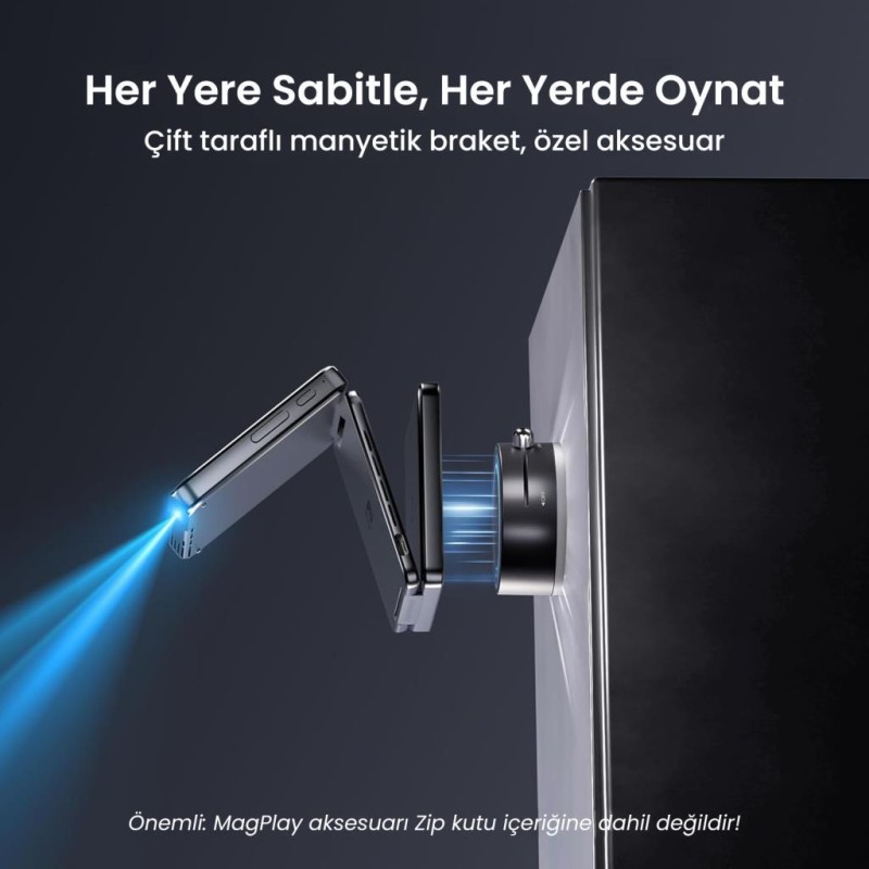 Vankyo Aurzen ZIP Projeksiyon Cihazı Koyu Gri