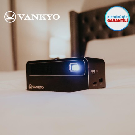 VANKYO GO300 DLP 1080P Android Smart Wi-Fi + Bluetooth Taşınabilir Bataryalı Projeksiyon Cihazı - Dahili Youtube Netflix - 110 İnç Yansıtma - Auto Keystone - Thumbnail