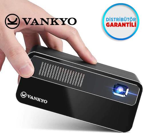 VANKYO GO300 DLP 1080P Android Smart Wi-Fi + Bluetooth Taşınabilir Bataryalı Projeksiyon Cihazı - Dahili Youtube Netflix - 110 İnç Yansıtma - Auto Keystone