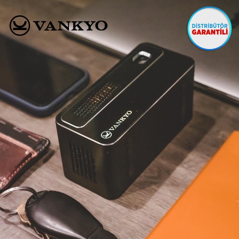 VANKYO GO300 DLP 1080P Android Smart Wi-Fi + Bluetooth Taşınabilir Bataryalı Projeksiyon Cihazı - Dahili Youtube Netflix - 110 İnç Yansıtma - Auto Keystone