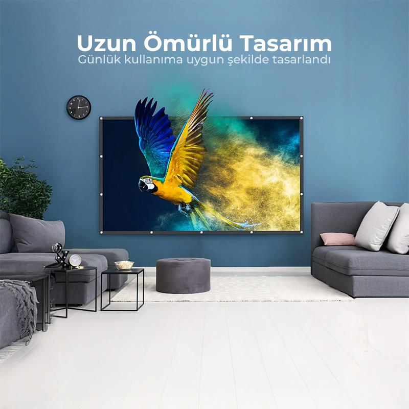 Vankyo Groove 120¨ Inch Elektrikli Otomatik Kumandalı Projeksiyon Perdesi