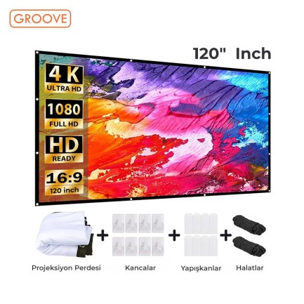 GROOVE - Vankyo Groove 120¨ Inch Profesyonel Projeksiyon Perdesi