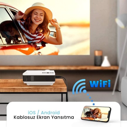 VANKYO Leisure 410 5G WiFi Projeksiyon Cihazı - 1080P Destekli - 240 İnç Yansıtma - Dahili Hoparlör - PS5/PS4/XBOX/HDMI - Thumbnail