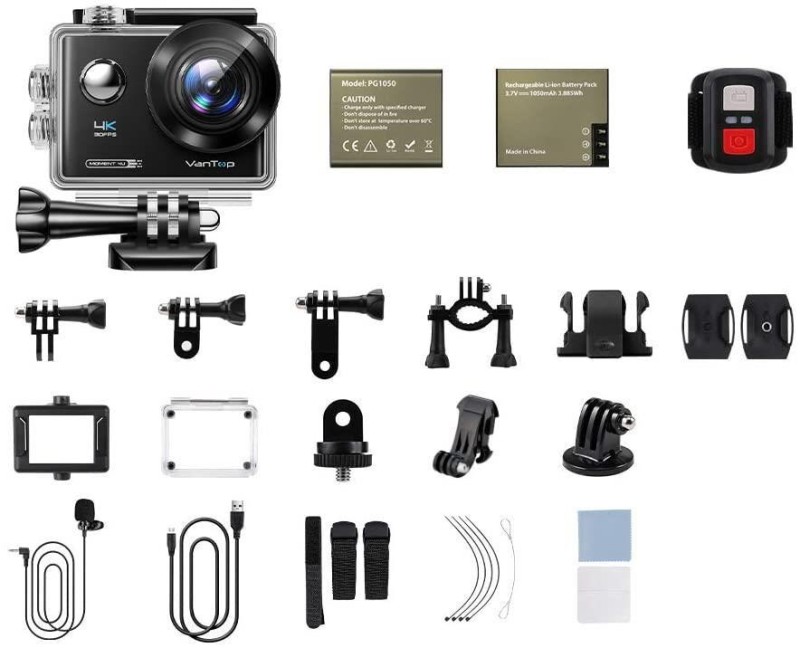 Vantop Moment 4U 4K Aksiyon Kamera 20MP Su Geçirmez + Çift Batarya + 170° Geniş Açı + EIS Görüntü Stabilizasyon + Uzaktan Kumanda + Dokunmatik Ekran Vantop Moment 4U 4K Aksiyon Kamera 20MP Su Geçirmez + Çift Batarya + 170° Geniş Açı + EIS Görüntü Stabilizasyon + Uzaktan Kumanda + Dokunmatik Ekran