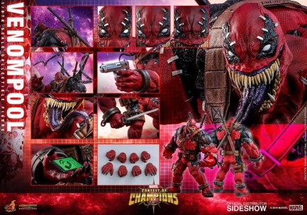 Hot Toys Venompool Sixth Scale Figure - Marvel Contest of Champions - 904937 - Thumbnail