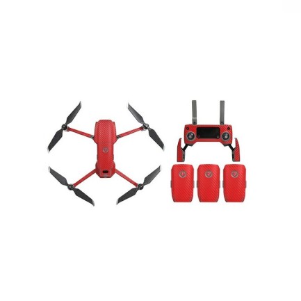 DJI Mavic 2 Pro & Zoom Silver için Stiker Combo Red -M2-TZ432-R - Thumbnail