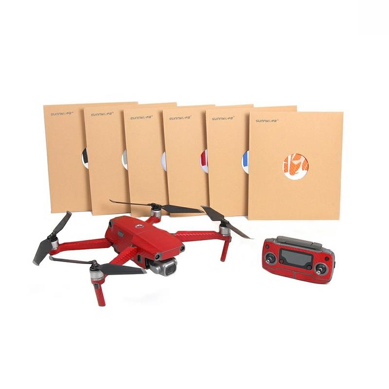 DJI Mavic 2 Pro & Zoom Silver için Stiker Combo Red -M2-TZ432-R