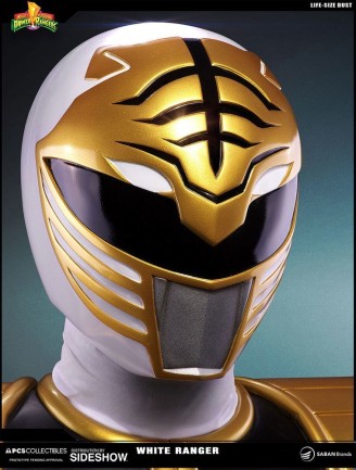 White Ranger Life-Size Bust - Thumbnail