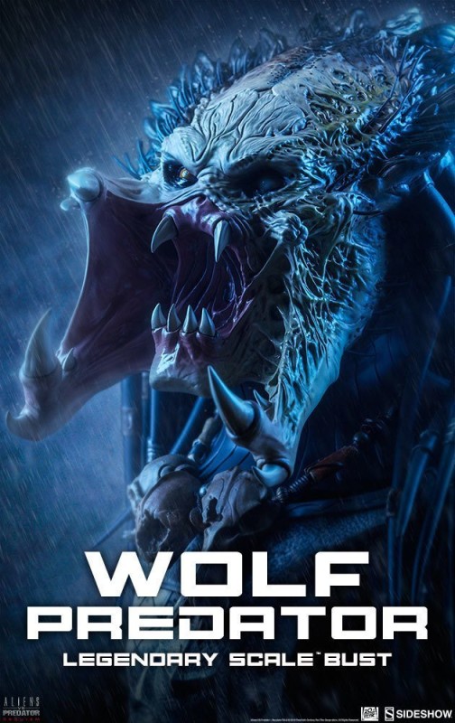 Wolf Predator Legendary Scale Bust
