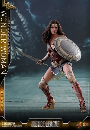 Hot Toys - Wonder Woman Deluxe Version Sixth Scale Figure Justice League - Movie Masterpiece Series