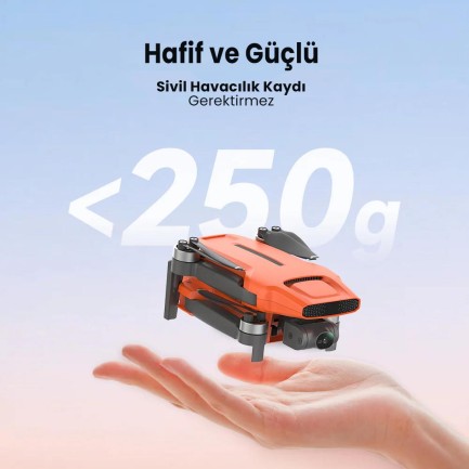 Xiaomi FIMI X8 Mini 3 Combo Kameralı Drone Seti Turuncu - Thumbnail