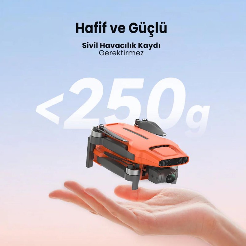 Xiaomi FIMI X8 Mini 3 Combo Kameralı Drone Seti Turuncu