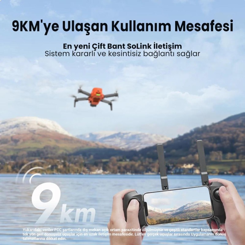 Xiaomi FIMI X8 Mini 3 Standard Kameralı Drone Seti Turuncu