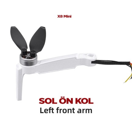 FIMI - Xiaomi FIMI X8 Mini Pro / Mini Sol Ön Drone Motor Kolu Arm