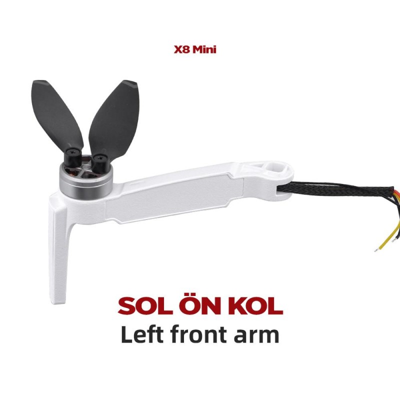 Xiaomi FIMI X8 Mini Pro / Mini Sol Ön Drone Motor Kolu Arm