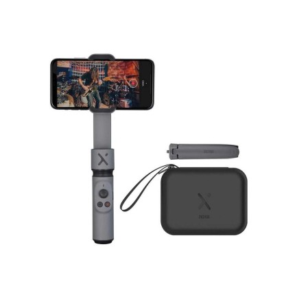 ZHIYUN - Zhiyun Smooth X Grey Essential Combo Akıllı Telefon İçin Görüntü Sabitleyici Gimbal ( Tripod ve Çanta Dahil )