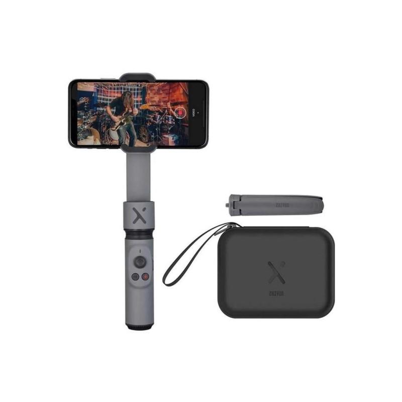 Zhiyun Smooth X Grey Essential Combo Akıllı Telefon İçin Görüntü Sabitleyici Gimbal ( Tripod ve Çanta Dahil )