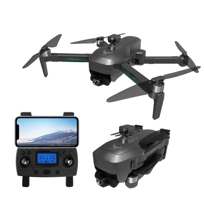 ZLL SG906 Max 4K + Nesne Algılamalı + Çantalı Drone Seti - 1KM Menzil - 3 Eksen Gimbal - 25 Dakika Uçuş - 