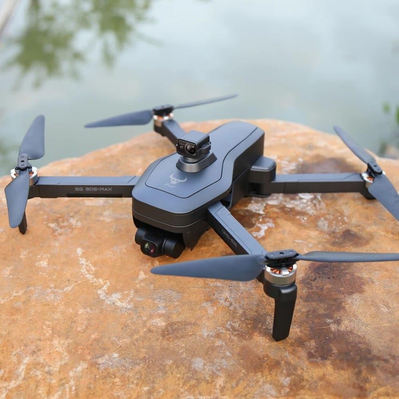 ZLL SG906 Max 4K + Nesne Algılamalı + Çantalı Drone Seti - 1KM Menzil - 3 Eksen Gimbal - 25 Dakika Uçuş - 